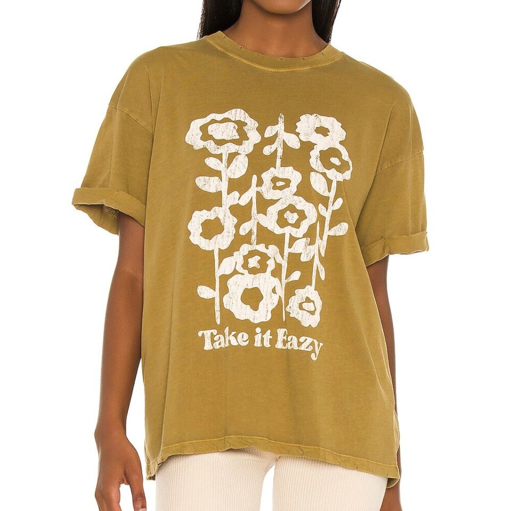 Free People Take It Eazy Tee